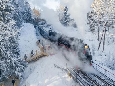 КАРЕЛИЯ: Рождественская история Рускеальского экспресса